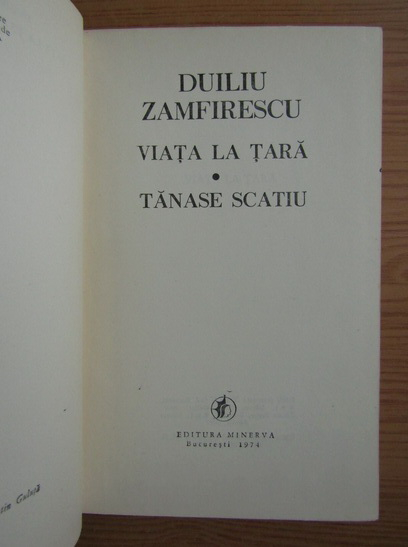 Duliu Zamfirescu - Viata la tara