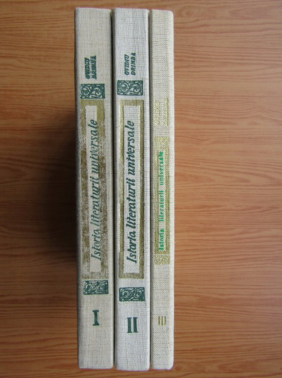 Anticariat: Ovidiu Drimba - Istoria literaturii universale (3 volume)