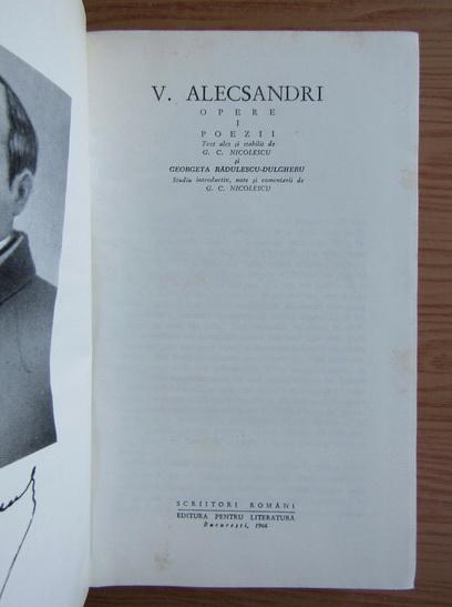 Vasile Alecsandri - Opere (volumul 1)
