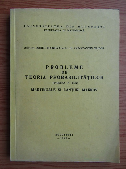 Anticariat: Dorel Florea - Probleme de teoria probabilitatilor