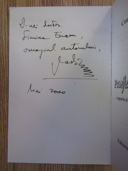 Anticariat: Corneliu Vadim Tudor - Pamflete cu sifon albastru (cu autograful si dedicatia autorului)