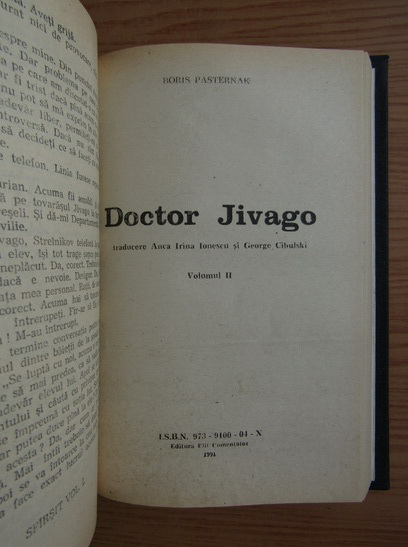 Boris Pasternak - Doctor Jivago (12 volume coligate)