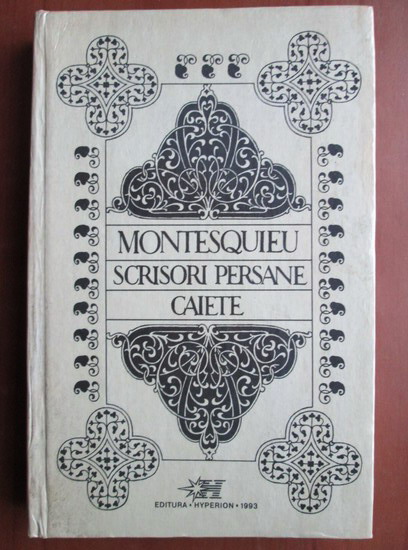 Anticariat: Montesquieu - Scrisori persane. Caiete