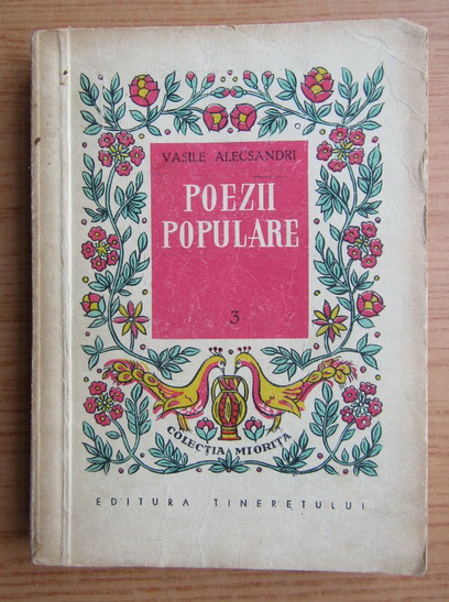 Anticariat: Vasile Alecsandri - Poezii populare