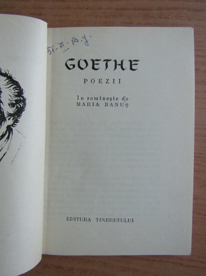 Goethe - Poezii