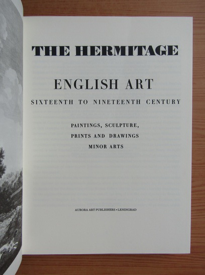 The Hermitage english art. Sixteenth to nineteenth century