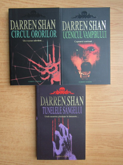 Anticariat: Darren Shan - Asistentul vampirului (3 volume)