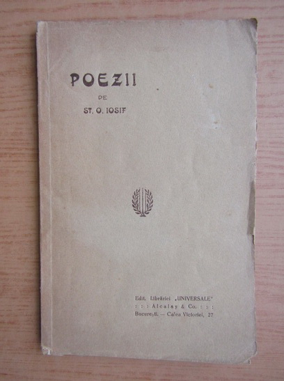Anticariat: St. O. Iosif - Poezii (1920)
