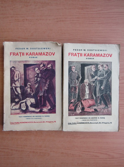 Anticariat: Dostoievski - Fratii Karamazov (2 volume, 1929)