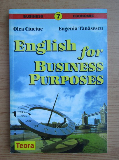 Anticariat: Olea Ciuciuc - English for business purposes