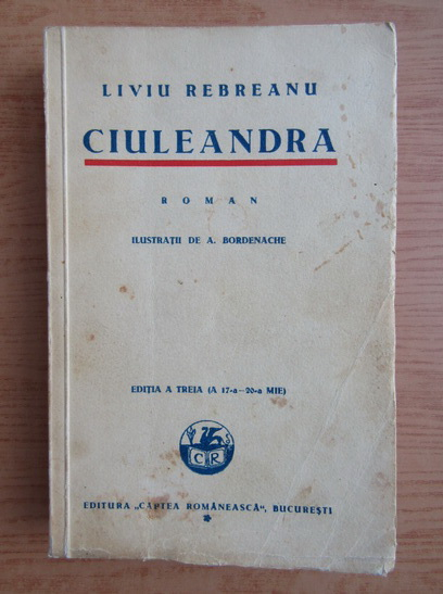 Anticariat: Liviu Rebreanu - Ciuleandra (1933)