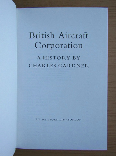 Charles Gardner - British aircraft corporation