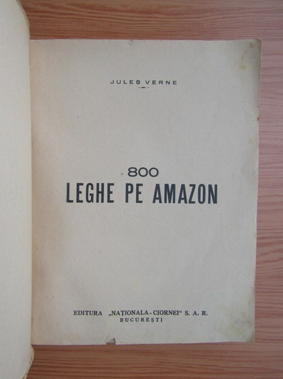 Jules Verne - Opt sute leghe pe Amazon (1940)