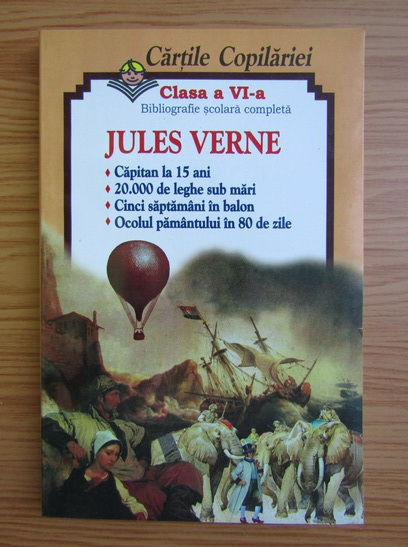 Anticariat: Jules Verne. Clasa a VI-a