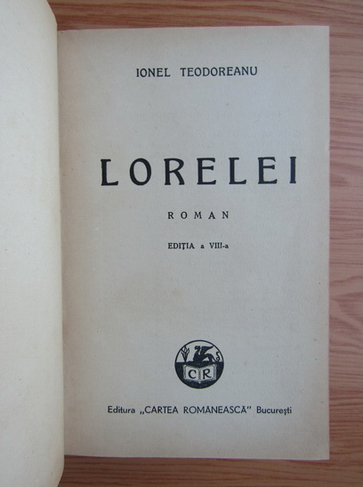 Ionel Teodoreanu - Lorelei (1942)