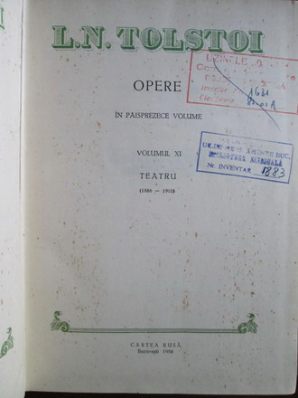 Lev Tolstoi - Opere (volumul 11)