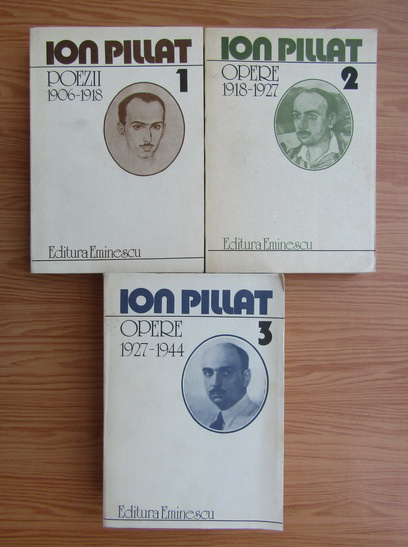 Anticariat: Ion Pillat - Poezii (3 volume)