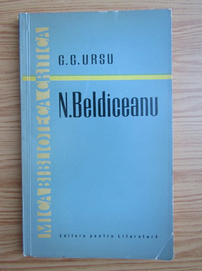 Anticariat: G. G. Ursu - N. Beldiceanu