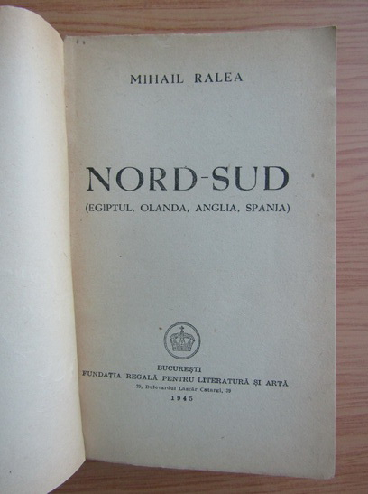 Mihail Ralea - Nord-Sud (1945)