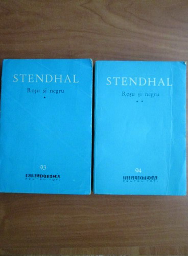 Anticariat: Stendhal - Rosu si negru (2 volume)