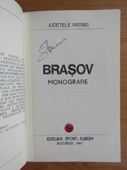 Brasov. Monografie