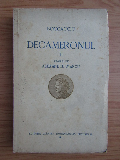 Anticariat: Giovanni Boccaccio - Decameronul (volumul 2, 1933)