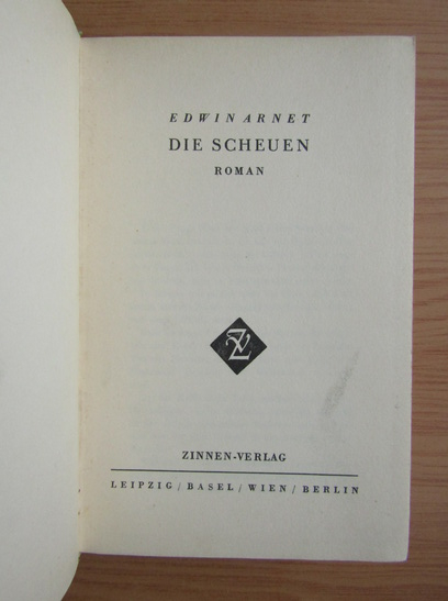 Edwin Arnet - Die scheuen (1935)