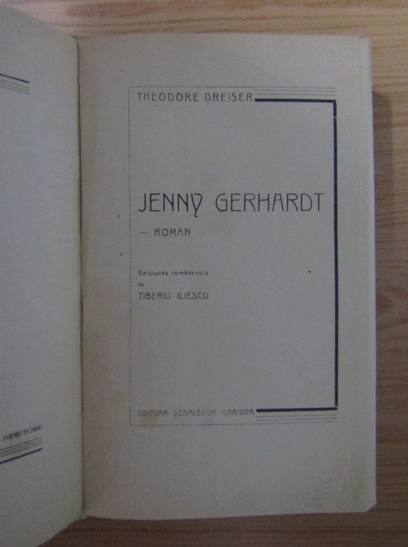 Theodore Dreiser - Jenny Gerhardt (1940)