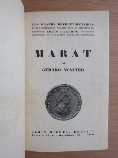 Gerard Walter - Marat (1933)