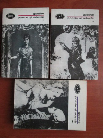 Anticariat: Goethe - Poezie si adevar (3 volume)