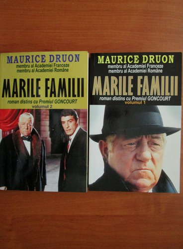Anticariat: Maurice Druon - Marile familii (2 volume)