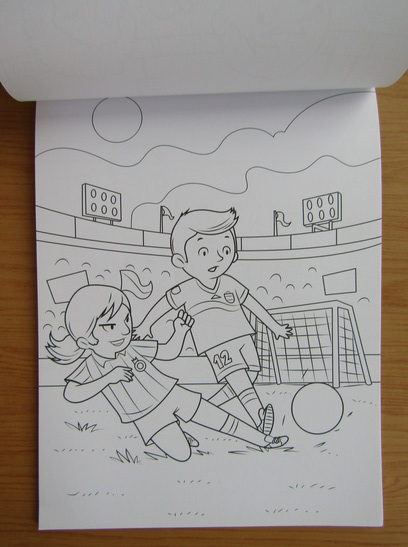 Viva il calcio! Il mio album da colorare