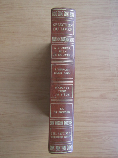 Anticariat: Selection du livre. Selection du Reader's Digest (Erich Maria Remarque, 4 volume)