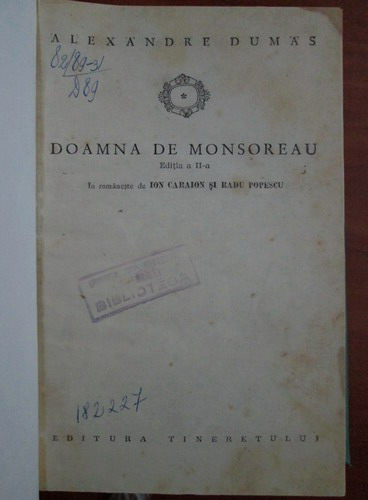 Alexandre Dumas - Doamna de Monsoreau (2 volume)