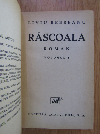 Liviu Rebreanu - Rascoala (volumul 1)