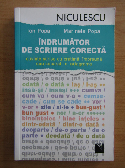 Anticariat: Ion Popa - Indrumator de scriere corecta
