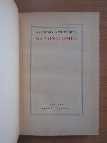 Rabindranath Tagore - Nationalismus