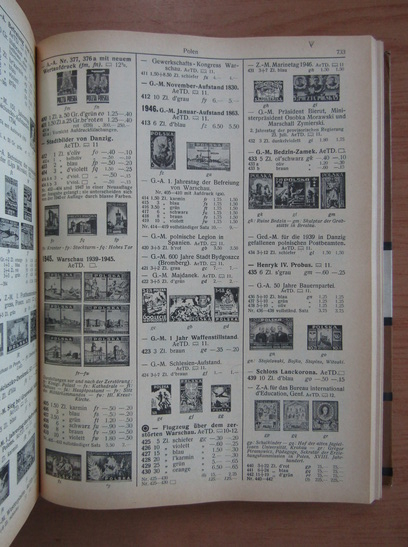 Briefmarken Katalog Zumstein. Europa, 1972