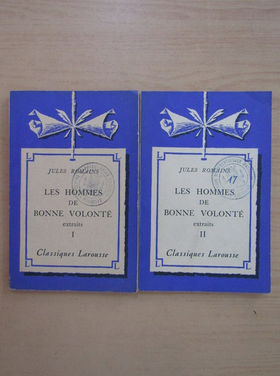 Anticariat: Jules Romains - Les Hommes de Bonne Volante (2 volume)