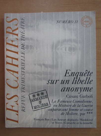 Anticariat: Revista Les Cahiers, nr. 31, 1999