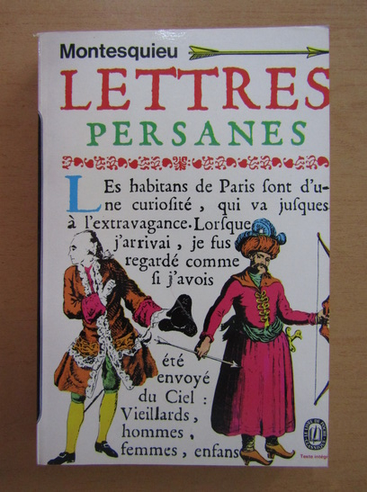Anticariat: Montesquieu - Lettres Persanes