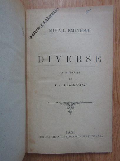 Mihail Eminescu - Diverse