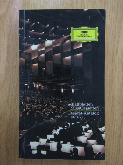 Anticariat: Schallplatten MusiCassetten. Gesamt-Katalog 1970-1971