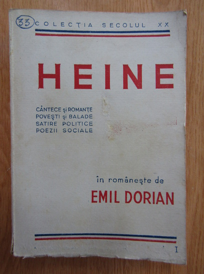 Anticariat: Emil Dorian - Heine