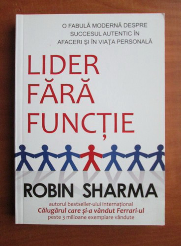 Abnormal Challenge slogan Robin Sharma - Lider fara functie - Cumpără