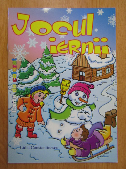 Anticariat: Lidia Constantinescu - Jocul iernii. Carte de colorat