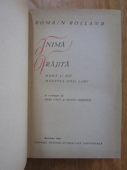 Romain Rolland - Inima vrajita (volumul 2)