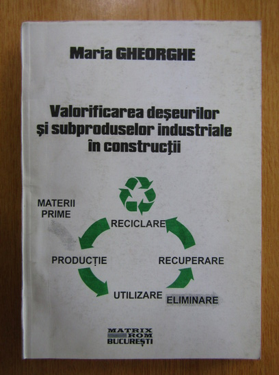 Anticariat: Maria Gheorghe - Valorificarea deseurilor si subproduselor industriale in constructii