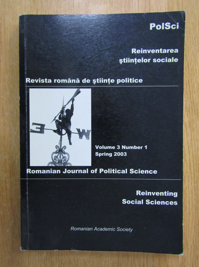 Anticariat: Revista Romana de Stiinte Politice (volumul 3, nr. 1)