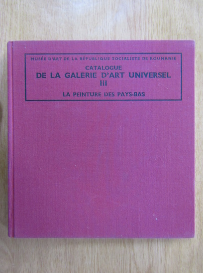 Anticariat: Carmen Rachiteanu - Catalogue de la galerie d'art universel (volumul 3)